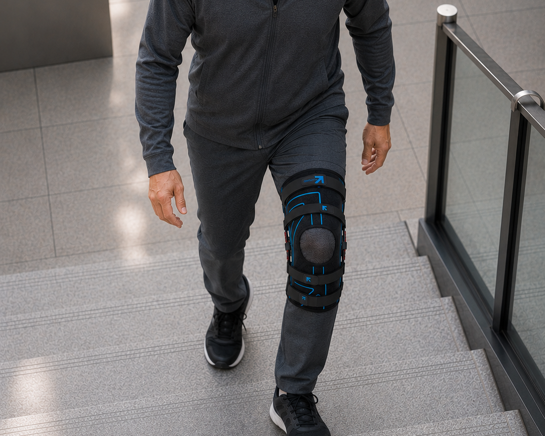 Spring Loading Relieves the Knee Joint