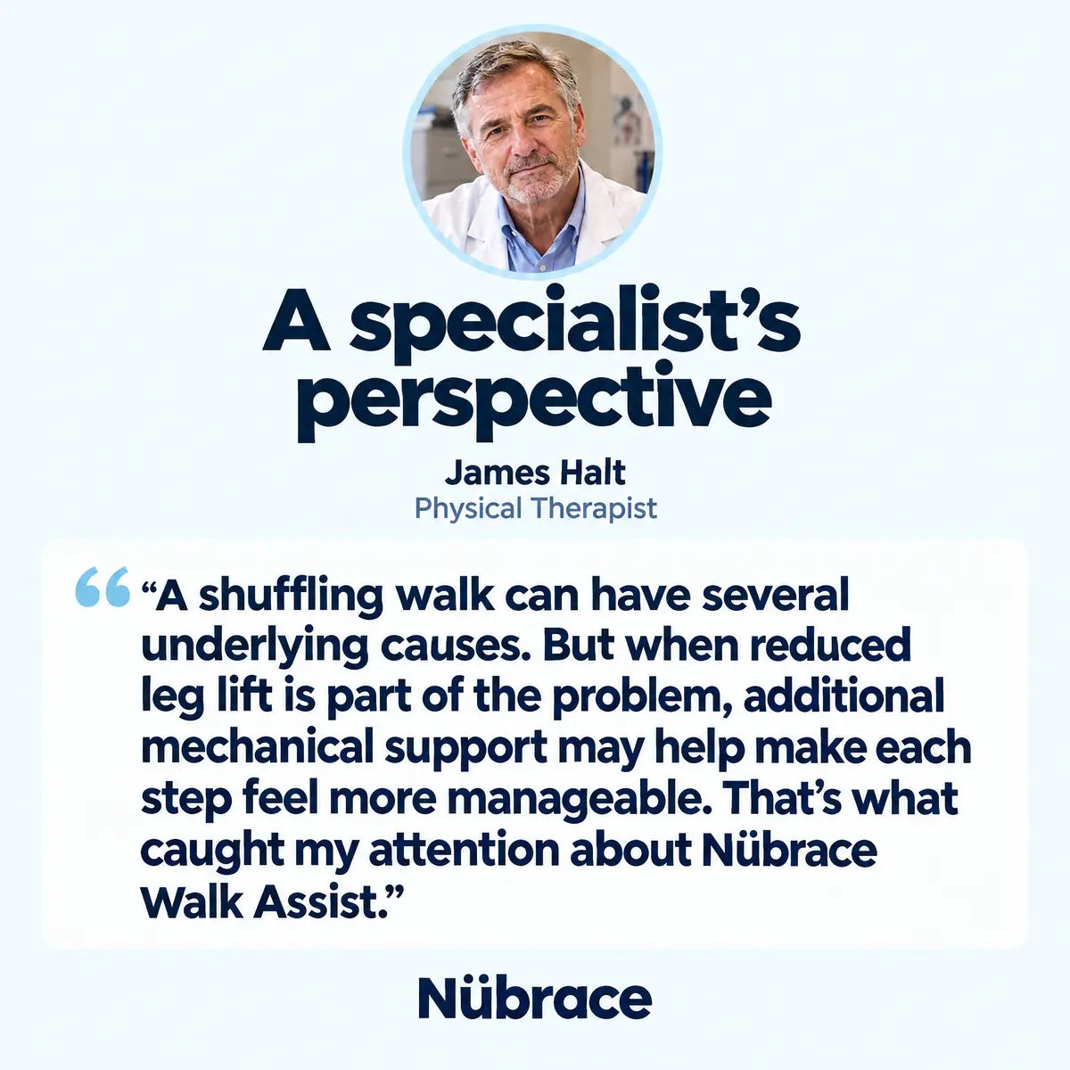 Mobility specialist perspective on Walk Assist